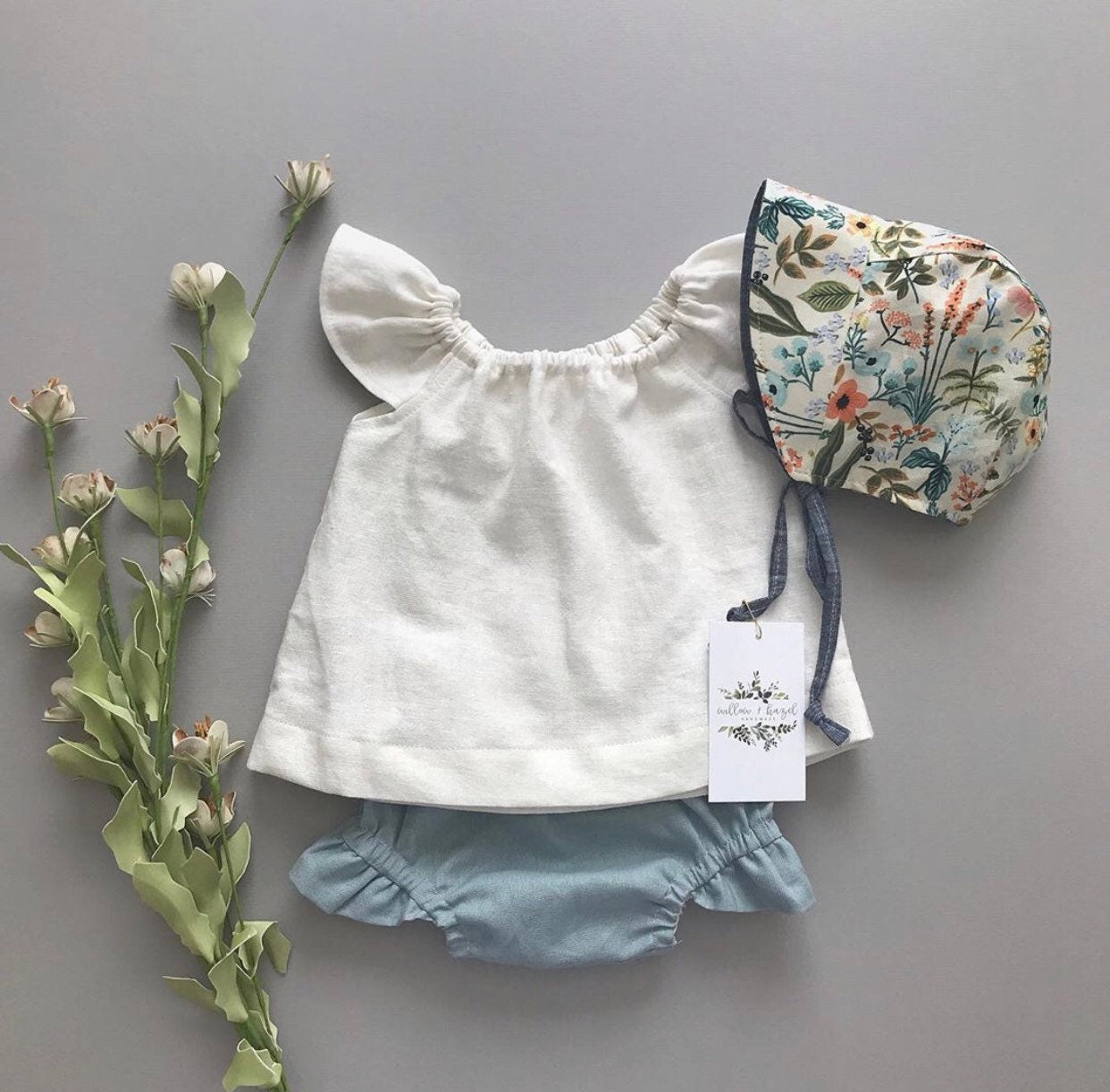 Baby Bonnet | Rifle Paper Co. Amalfi Cream